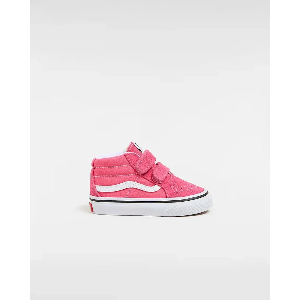 VANS KIDS Sk8-Mid Reissue Hook and Loop Shoes‎ Pink Size 9 New